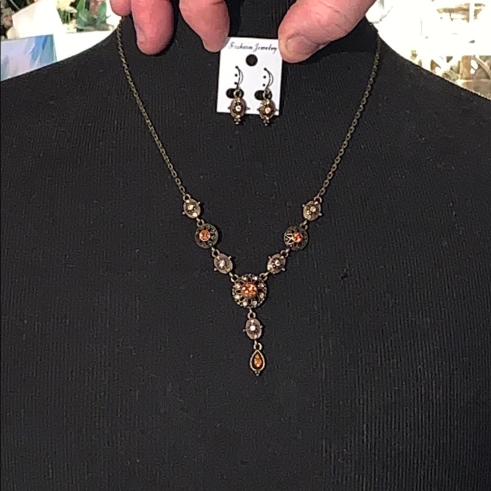 Estate necklace and earrings